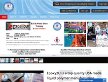 Tablet Screenshot of epoxy2u.com